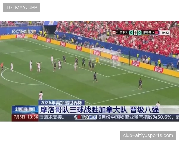 摩洛哥3-0淘汰加拿大：零封胜利晋级八强